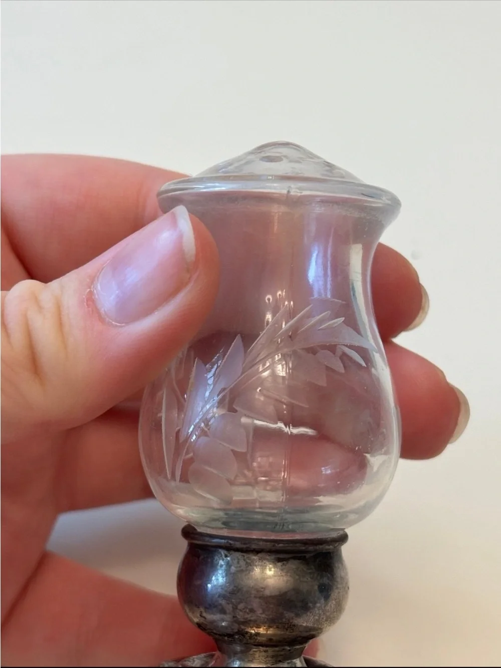 Sterling Silver Quaker Silver Hurricane Salt Shaker 706
